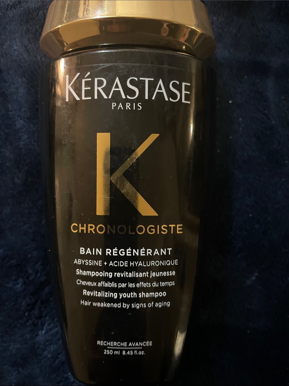 Kérastase Chronologiste Shampoo - Black and Gold